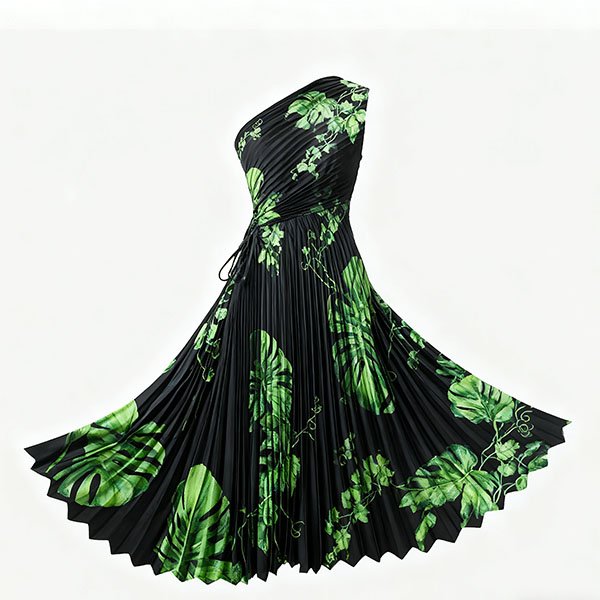 Women's vintage floral dress