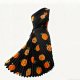 Elegant Pumpkin Element Dress for Women