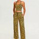 Women's Casual Leopard Print Two-Piece Set