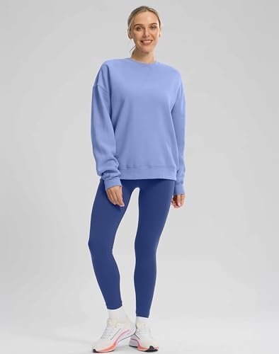 Women's Sweatshirts Oversized Cotton-blend Pullover Sweatshirt for Women Loose Fit