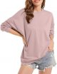 Basic Oversized Hoodies for Women Solid Color Boyfriend Hooded Sweatshirt Baggy Plain Pullover Loose Fit Unisex Tops