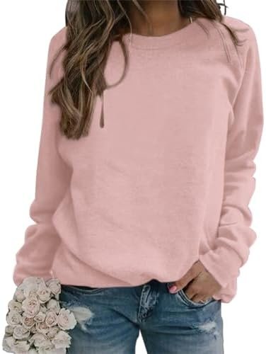 Basic Oversized Hoodies for Women Solid Color Boyfriend Hooded Sweatshirt Baggy Plain Pullover Loose Fit Unisex Tops