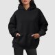 Womens Oversized Sweatshirts Pullover Hoodies Artificial Short Velvet Sweaters Long Pullover Hoodie Sweaters